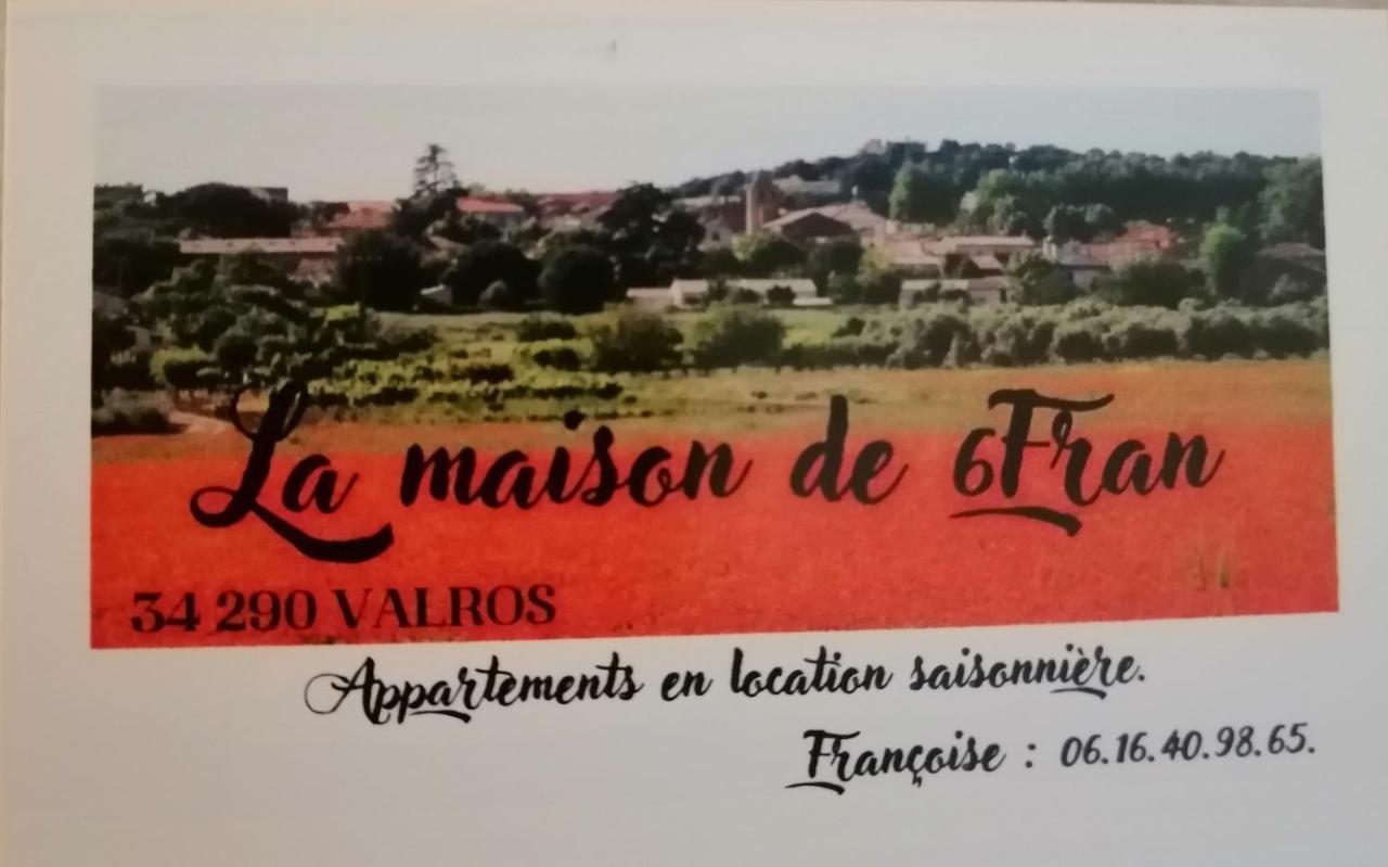 La Maison De 6Fran Appartement 1 Calme Et Spacieux Ambiance Familiale Valros Ngoại thất bức ảnh